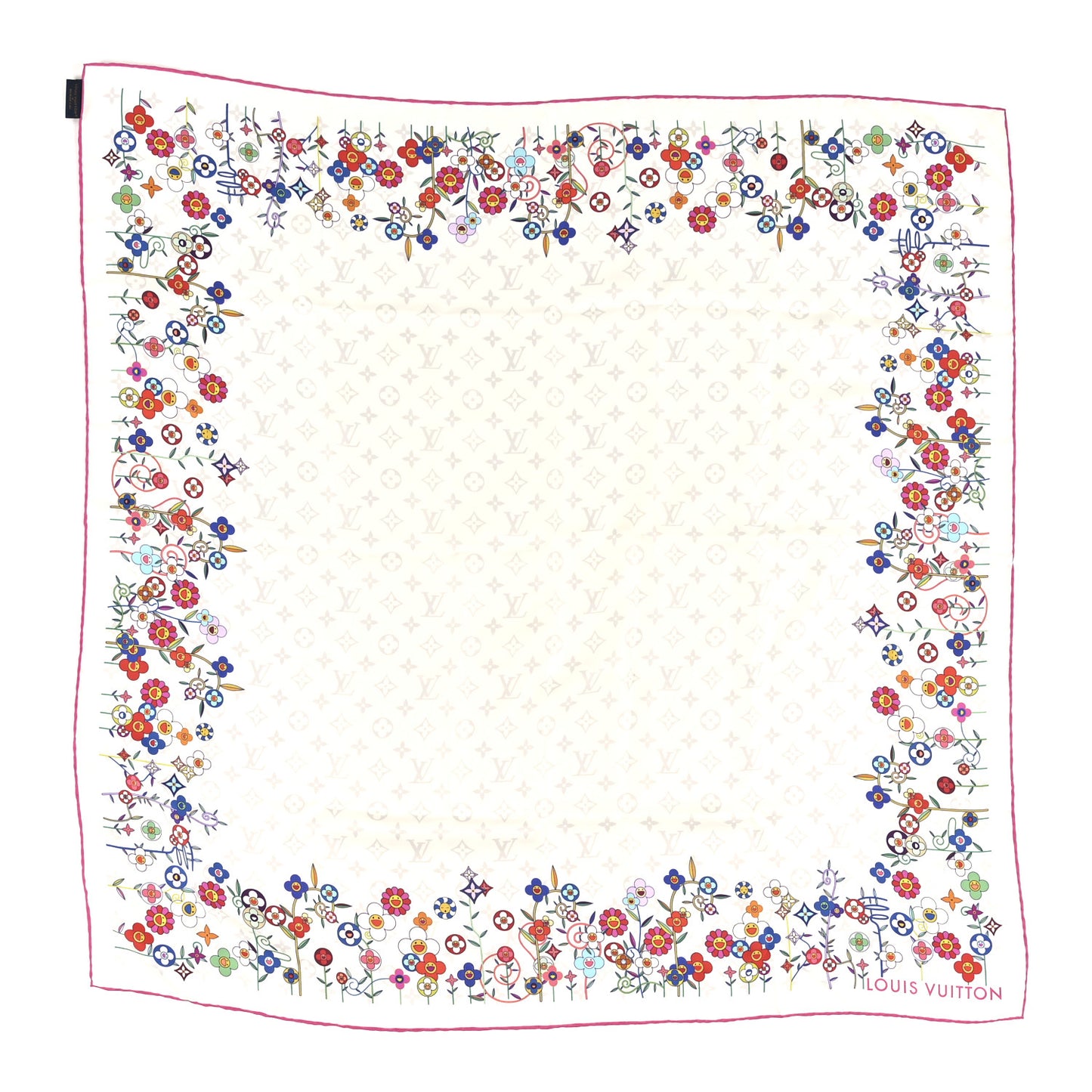LV X TM Silk Superflat Monogram Bandeau White
