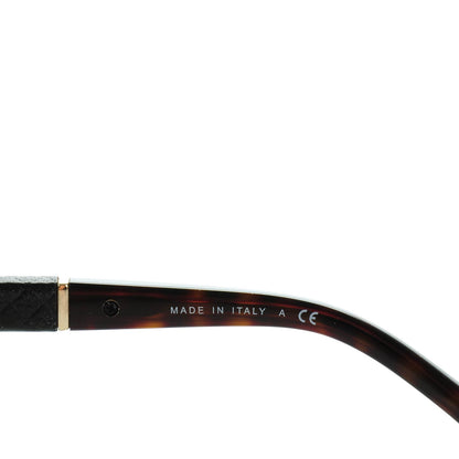 Chanel Lambskin Quilted CC Aviator Sunglasses 4195-Q Gold Brown 7 of 8