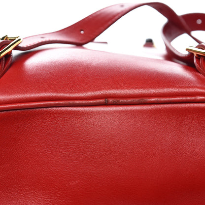 Gucci Calfskin Bamboo Mini Backpack Red 11 of 12