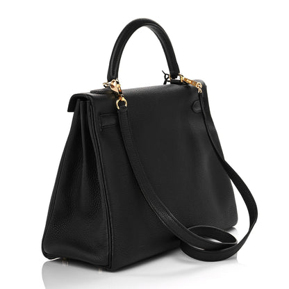 Hermes Togo Kelly Retourne 32 Black 3 of 14