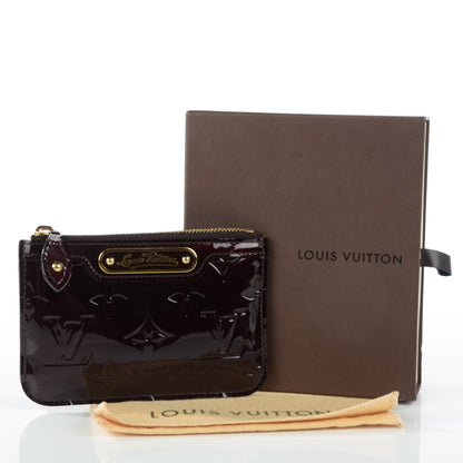 Louis Vuitton Vernis Key Pouch Amarante 5 of 8