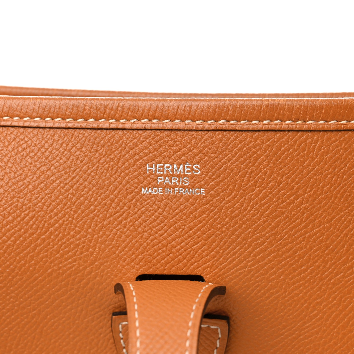 Hermes Epsom Evelyne III PM Toffee 6 of 12