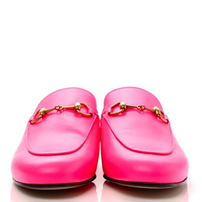 Gucci Calfskin Womens Princetown Slippers 35.5 Fuxia Fluo 2 of 8
