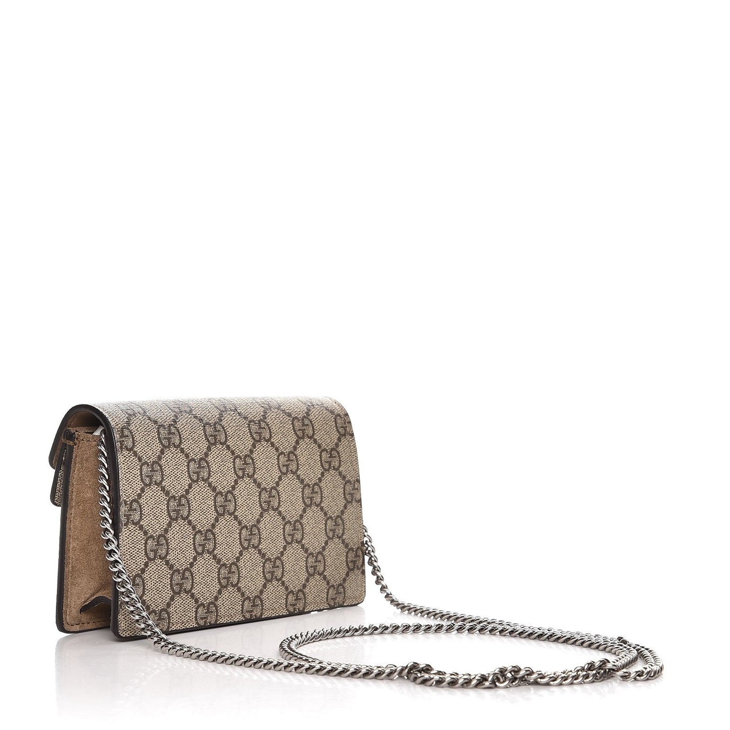 GG Supreme Monogram Super Mini Dionysus Shoulder Bag Taupe