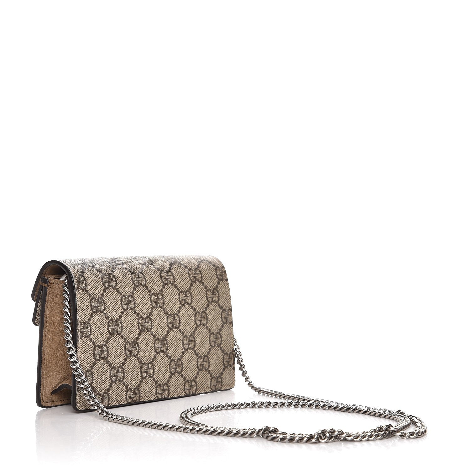 Gucci GG Supreme Monogram Super Mini Dionysus Shoulder Bag Taupe 3 of 6