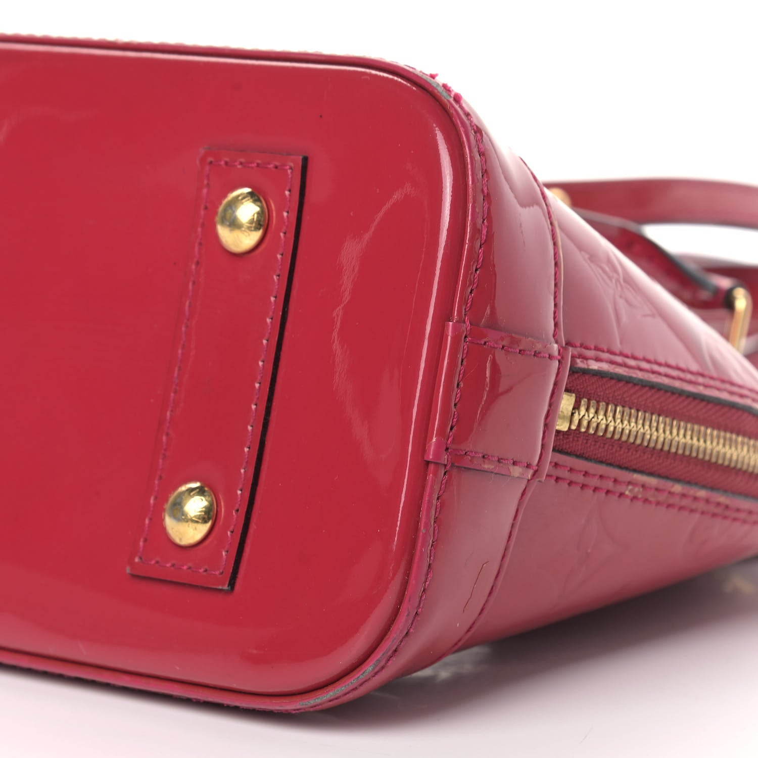 Louis Vuitton Vernis Alma BB Rose Indien 9 of 14