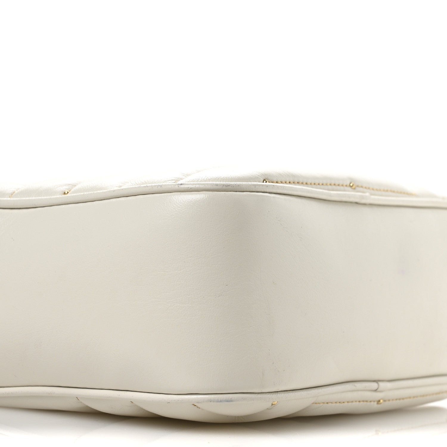 Jimmy Choo Nappa Quilted Studded Varenne Camera Bag White 8 of 10