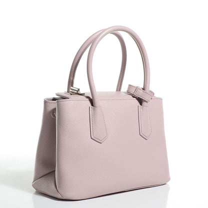 Prada Saffiano Cuir Small Twin Tote Mughetto 3 of 12
