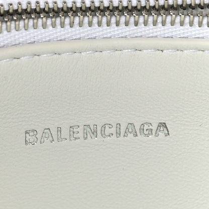 Balenciaga Shiny Super Supple Calfskin Crocodile Embossed Small XX Bag Optic White 6 of 10