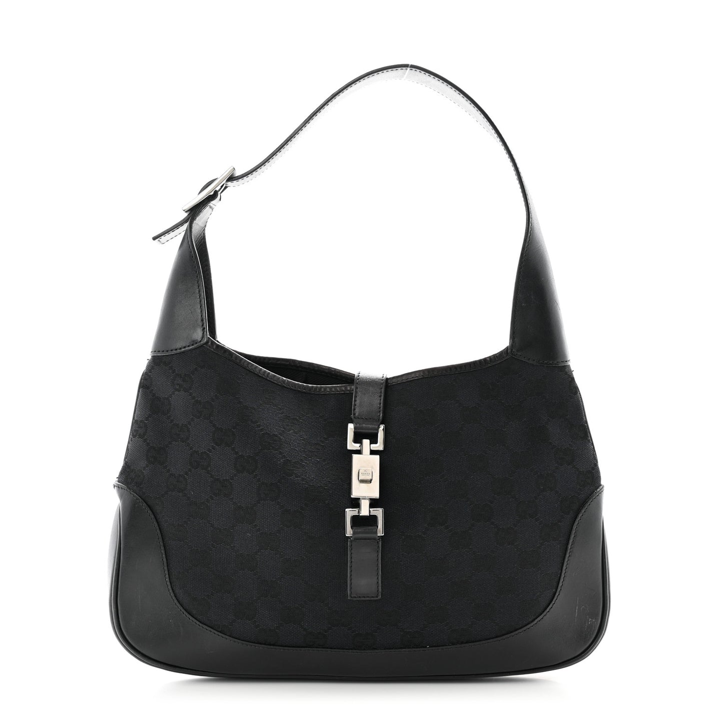 Monogram Small Jackie O Hobo Black