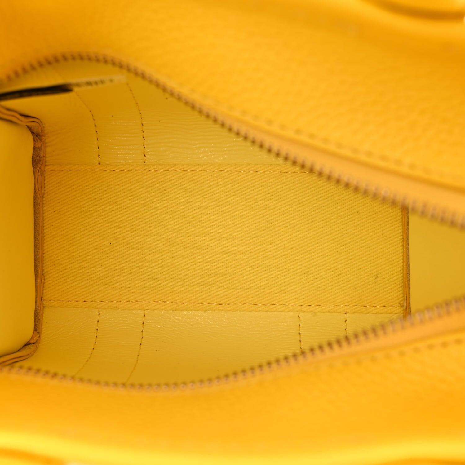 Marc Jacobs Grained Calfskin Mini The Tote Bag Yellow 5 of 11