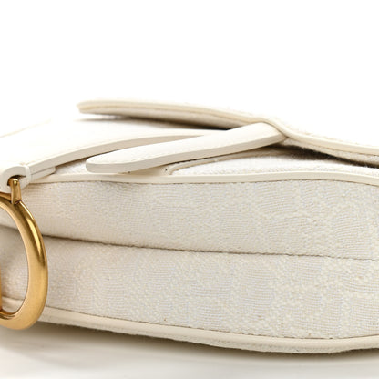 Christian Dior Oblique Mini Saddle Bag White 11 of 11