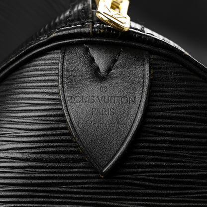 Louis Vuitton Epi Keepall 55 Black 6 of 14