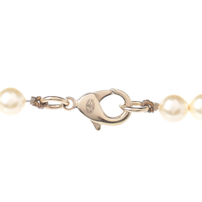 Chanel Graduated Pearl CC Long Necklace Gold 4 of 4