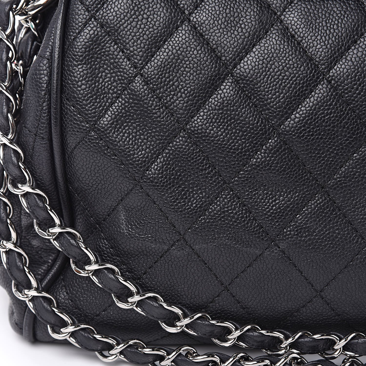 Chanel Caviar Quilted Timeless Accordion Flap Black 11 of 12