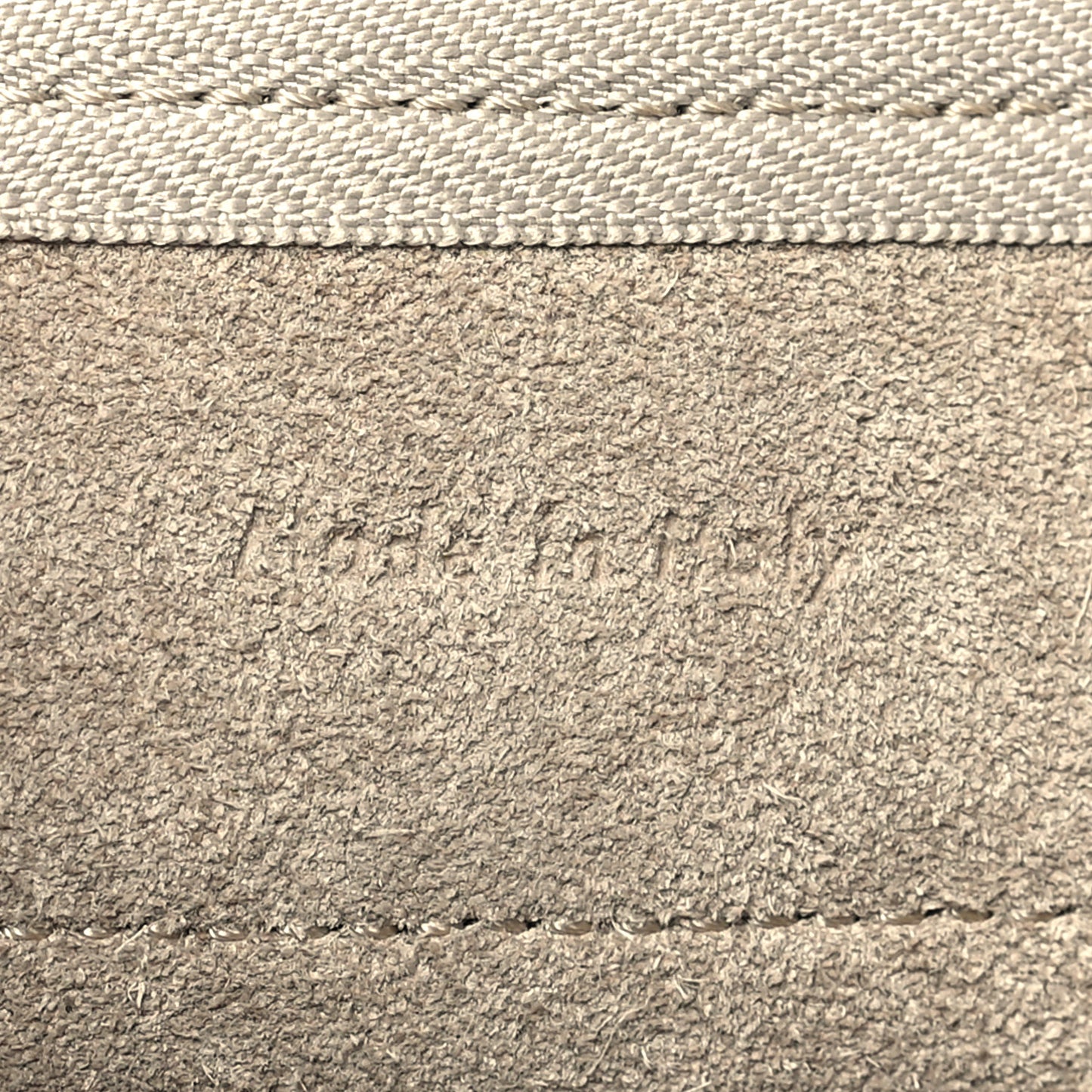 Grained Calfskin Nano Belt Bag Light Taupe