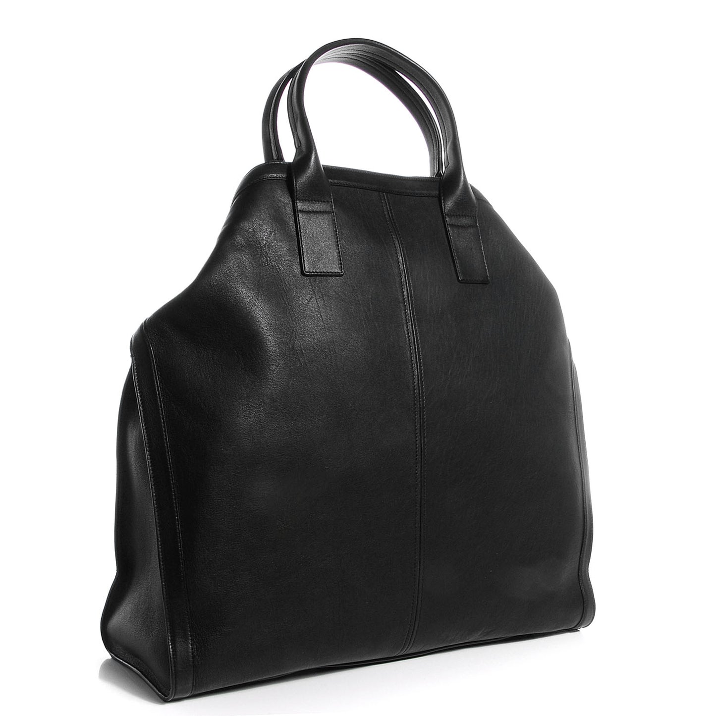 Lambskin Large De Manta Tote Black