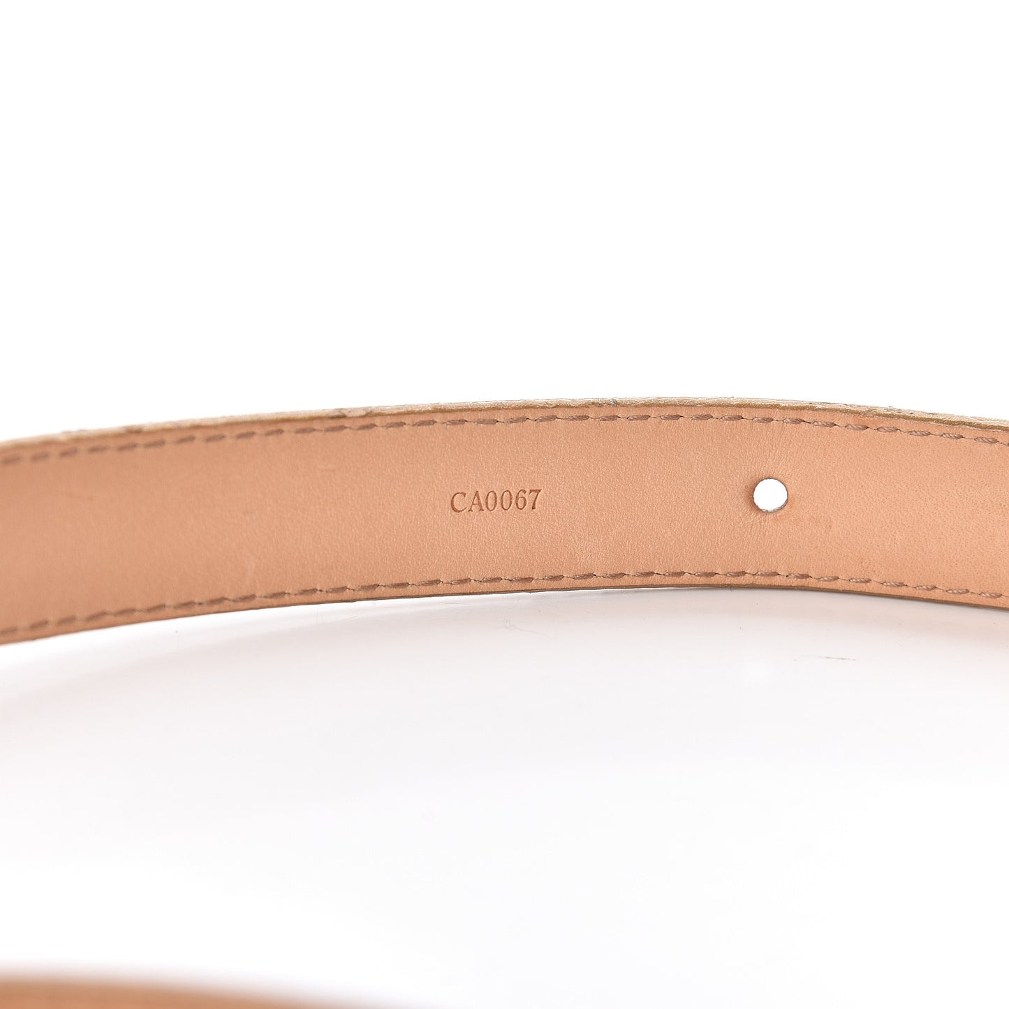 Signature LV Initiales Belt 80 32 Gold