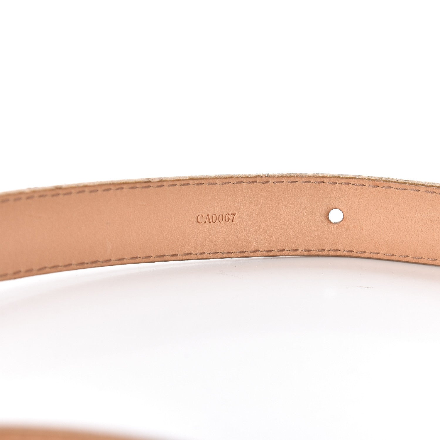 Louis Vuitton Signature LV Initiales Belt 80 32 Gold 6 of 9
