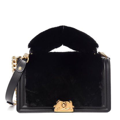 Chanel Orylag Medium Boy Top Handle Flap Black 1 of 11