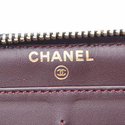 Chanel Caviar Quilted Large Gusset Zip Around Wallet Black 6 of 9