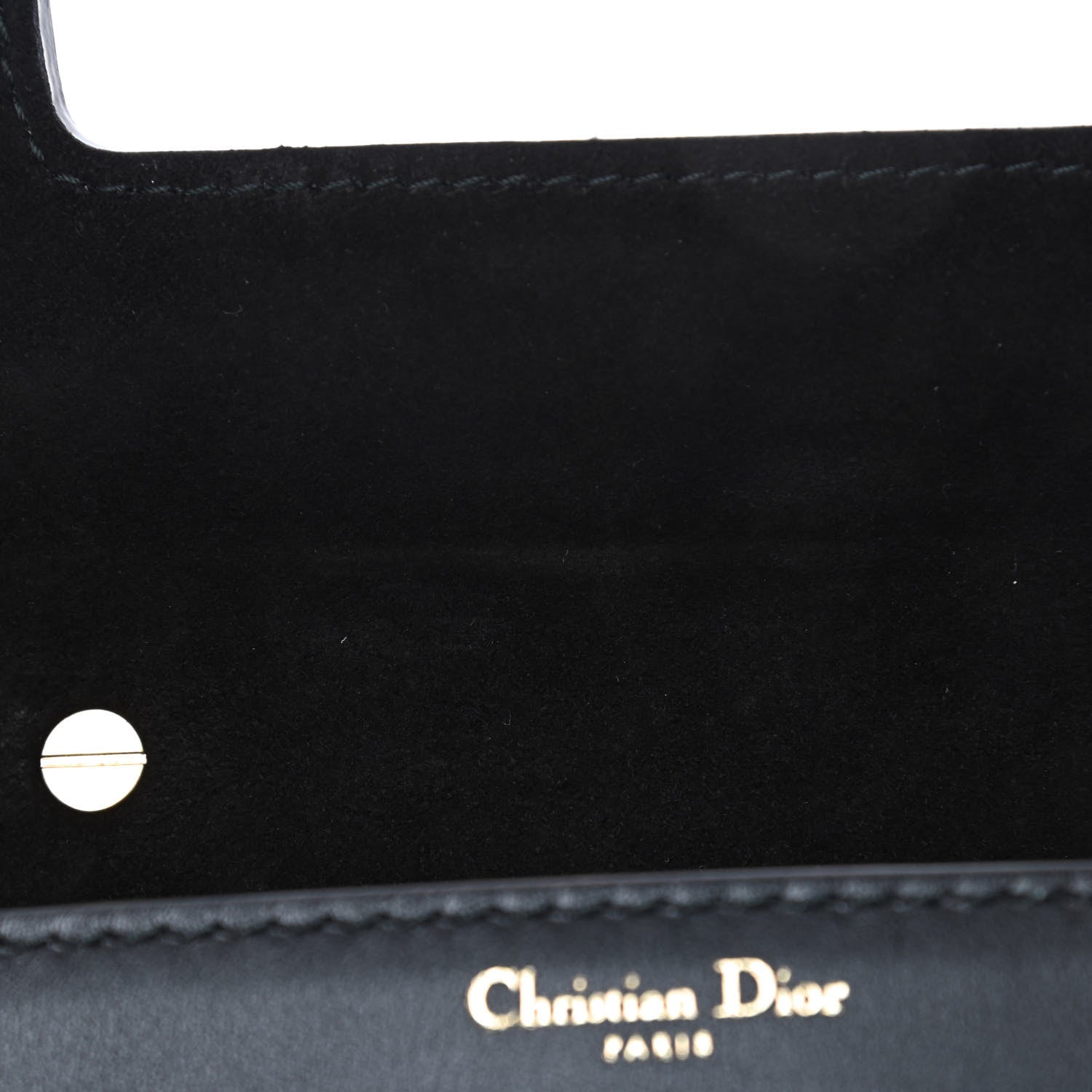 Christian Dior Calfskin Studded Mini J'Adior Chain Flap Bag Black 5 of 5