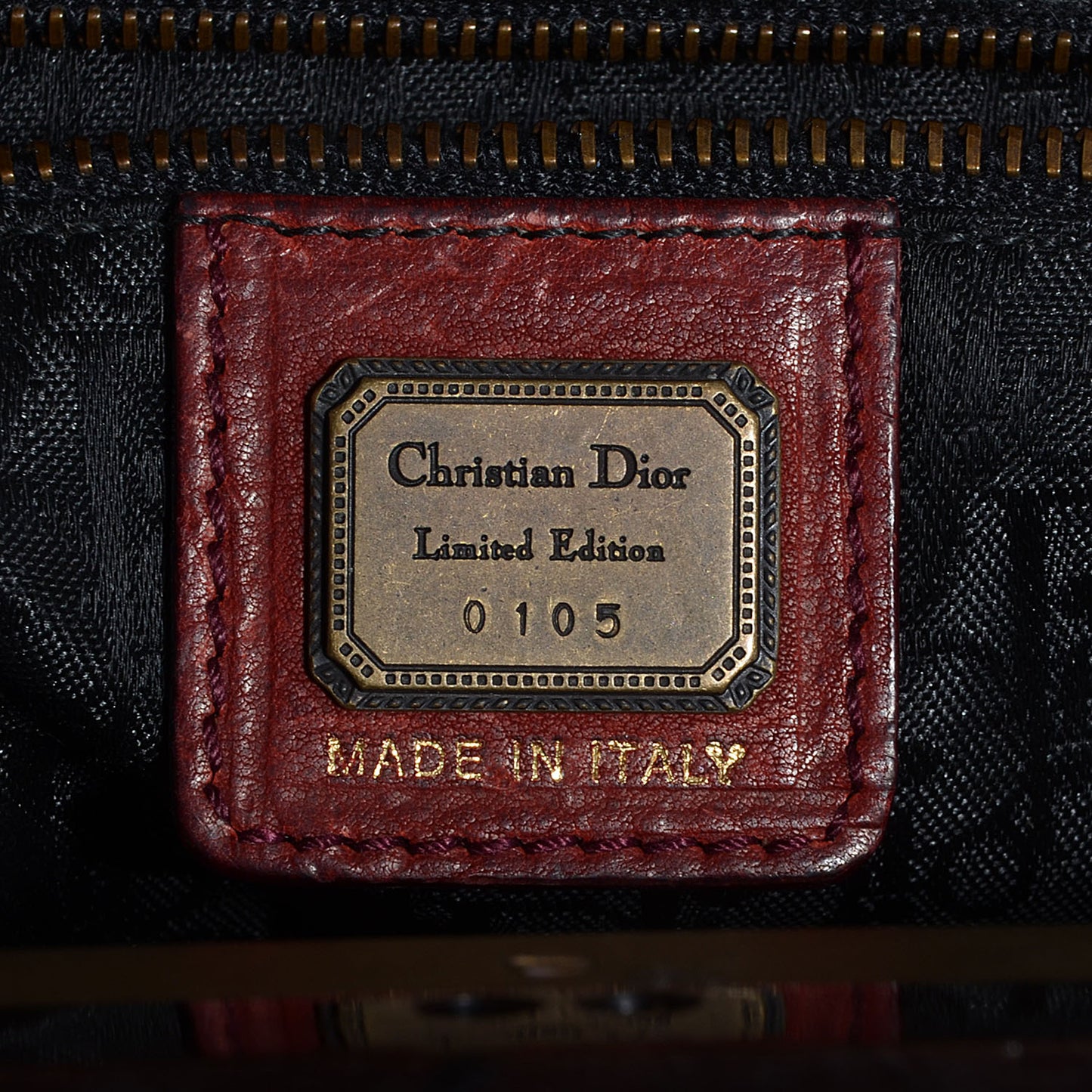 Leather Samourai 1947 Armour Woven Frame Bag