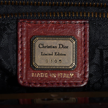 Christian Dior Leather Samourai 1947 Armour Woven Frame Bag 7 of 9