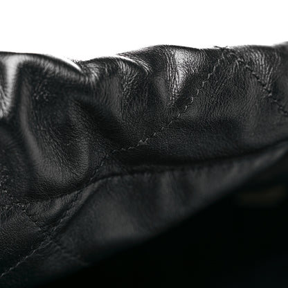 Chanel Shiny Calfskin Quilted Large Chanel 22 Black 11 of 11