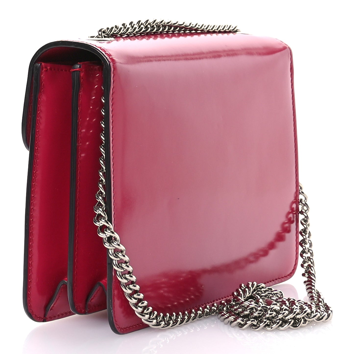 Shade Lux Calfskin Small Interlocking G Shoulder Bag Petunia