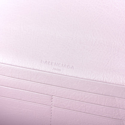 Balenciaga Agneau Classic Hardware Money Wallet Rose Poudre 8 of 10