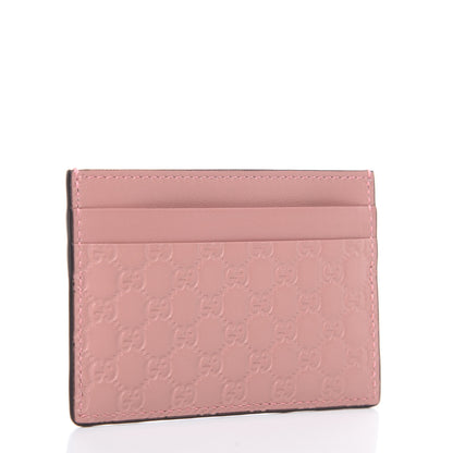Gucci Microguccissima Card Holder Soft Pink 3 of 5