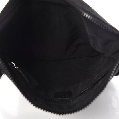 Gucci Nylon Monogram Medium Flat Messenger Bag Black 5 of 9