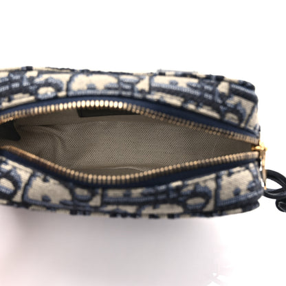 Christian Dior Oblique Belt Pouch Blue 5 of 9