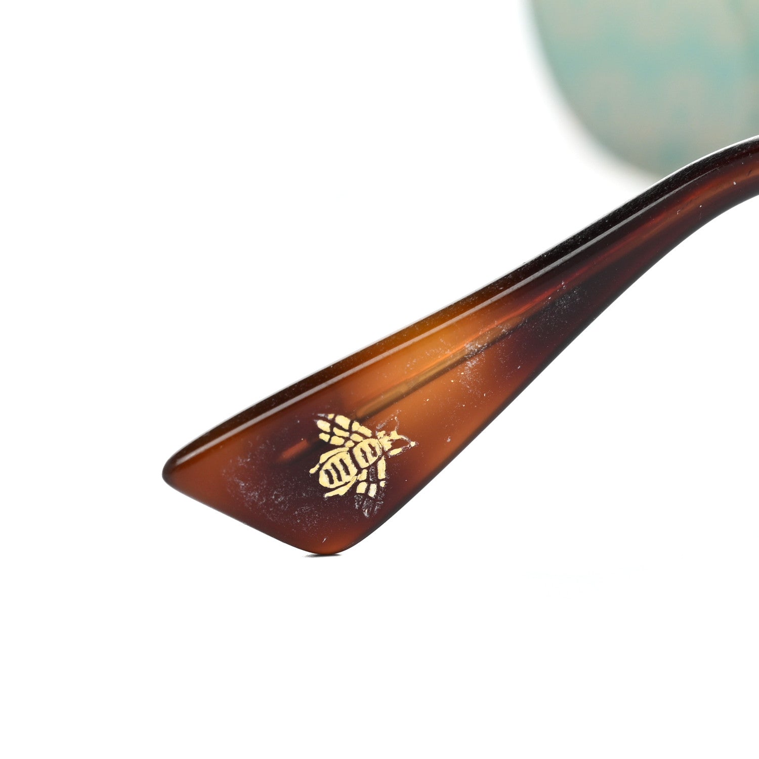 Gucci Aviator Sunglasses GG0107/S Gold Orange 7 of 8
