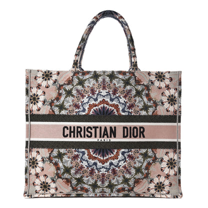 Christian Dior Canvas Embroidered KaleiDioroscopic Book Tote Multicolor 1 of 12