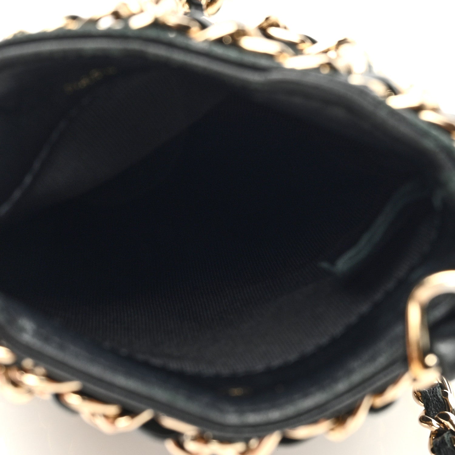 Chanel Lambskin Tech Me Out Clutch With Chain Black 5 of 10