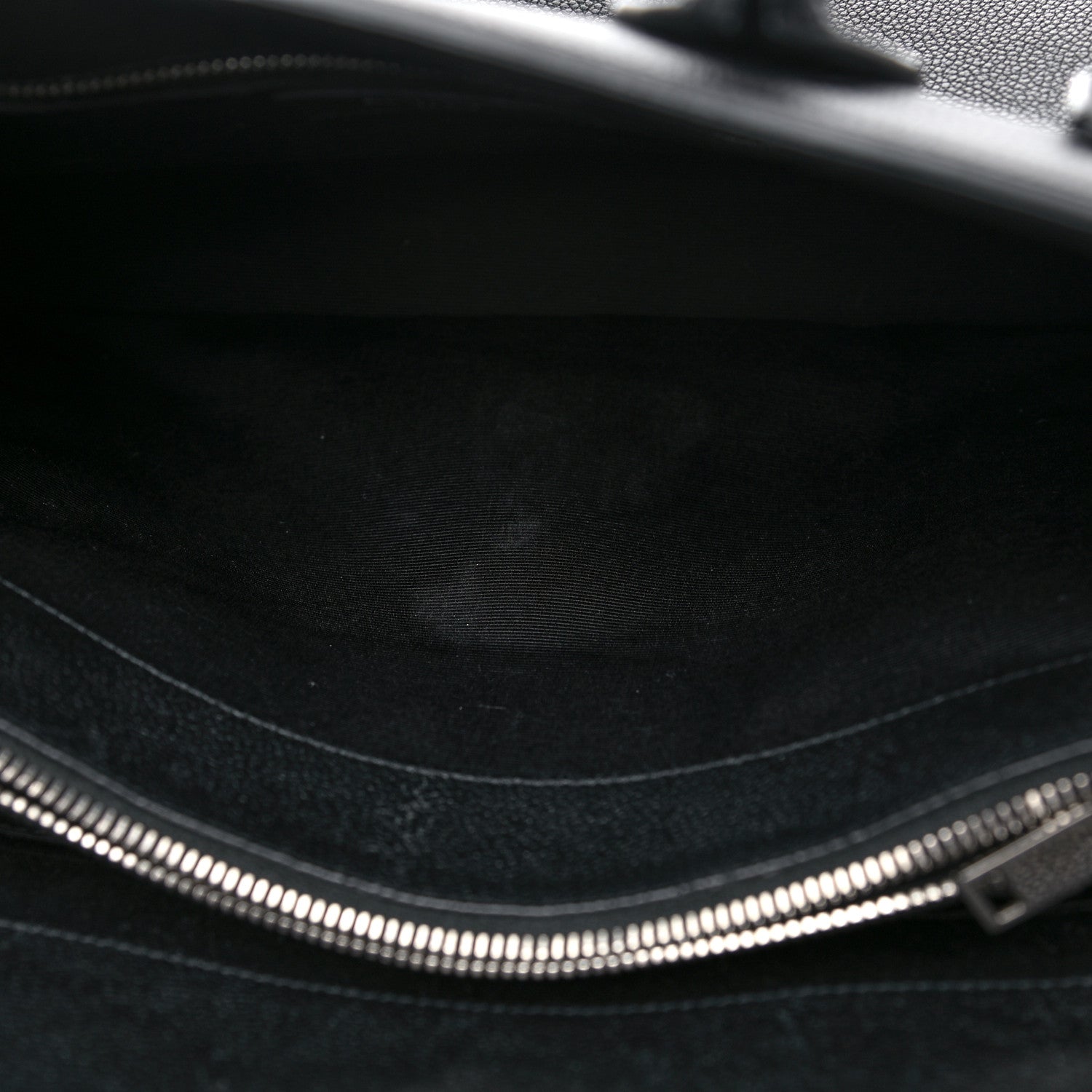 Saint Laurent Grained Calfskin Small Sac De Jour Black 8 of 16