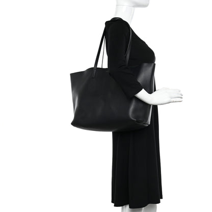 Saint Laurent Calfskin Large Shopping Tote Black 2 of 20