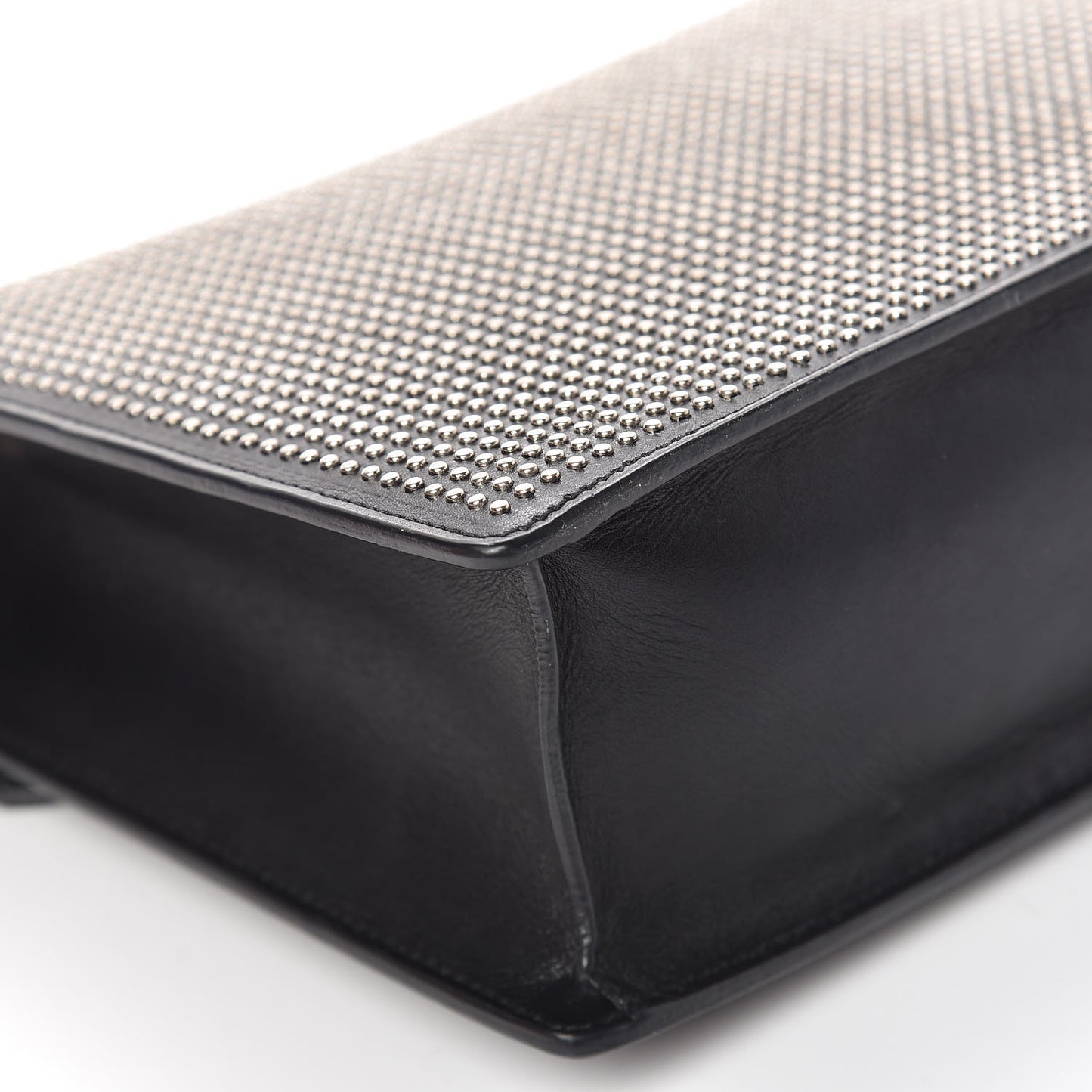 Calfskin Studded Medium Betty Black