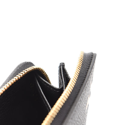 Louis Vuitton Empreinte Monogram Giant Zippy Coin Purse Black Beige 9 of 11