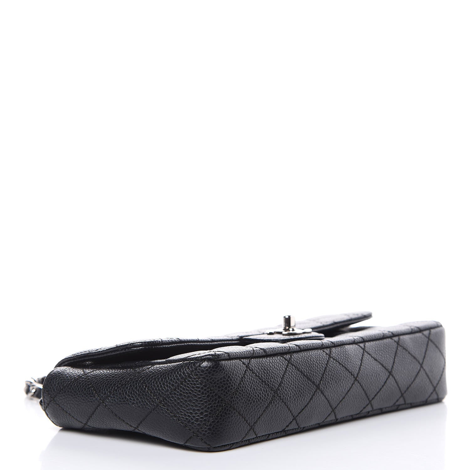 Chanel Caviar Quilted East West Flap Black 4 of 9