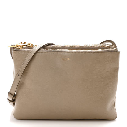 Celine Liege Calfskin Small Trio Crossbody Bag Taupe 1 of 9