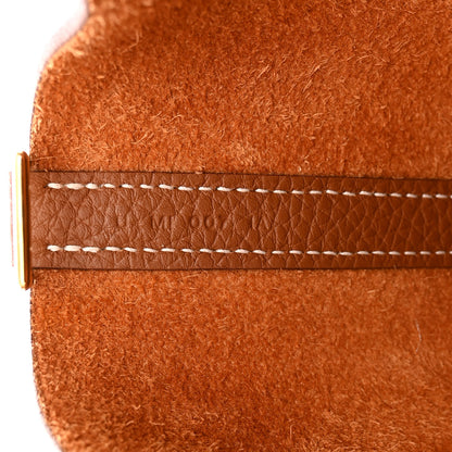 Hermes Taurillon Clemence Picotin Lock 18 PM Gold 7 of 10