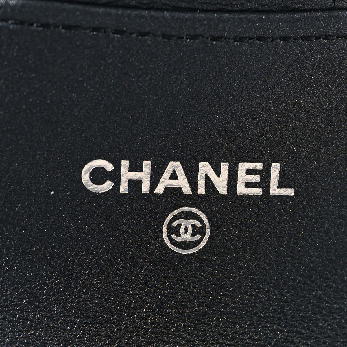 Chanel Lambskin Quilted Flap Card Holder Wallet So Black 6 of 9