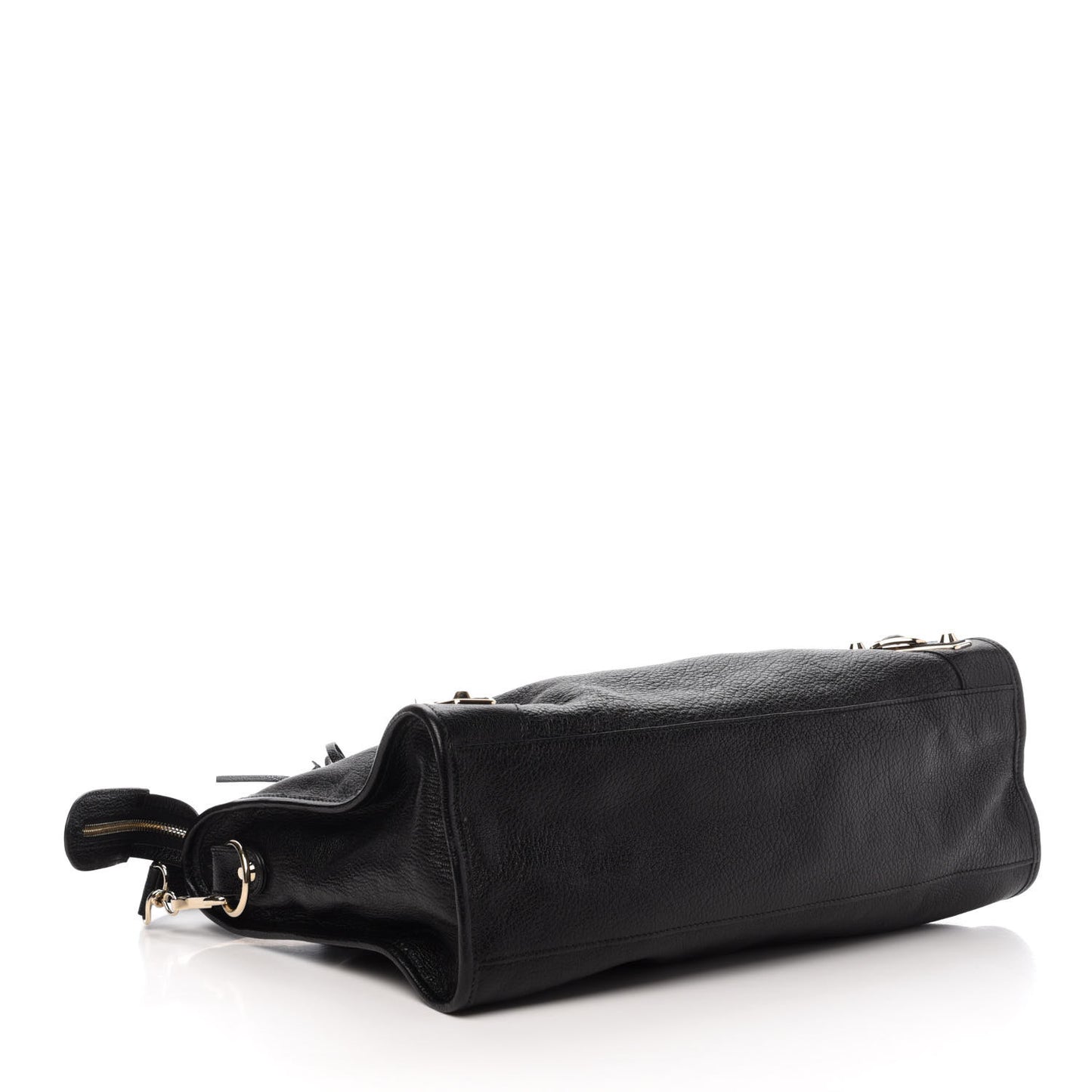 Chevre Gold Metallic Edge Hardware City Black