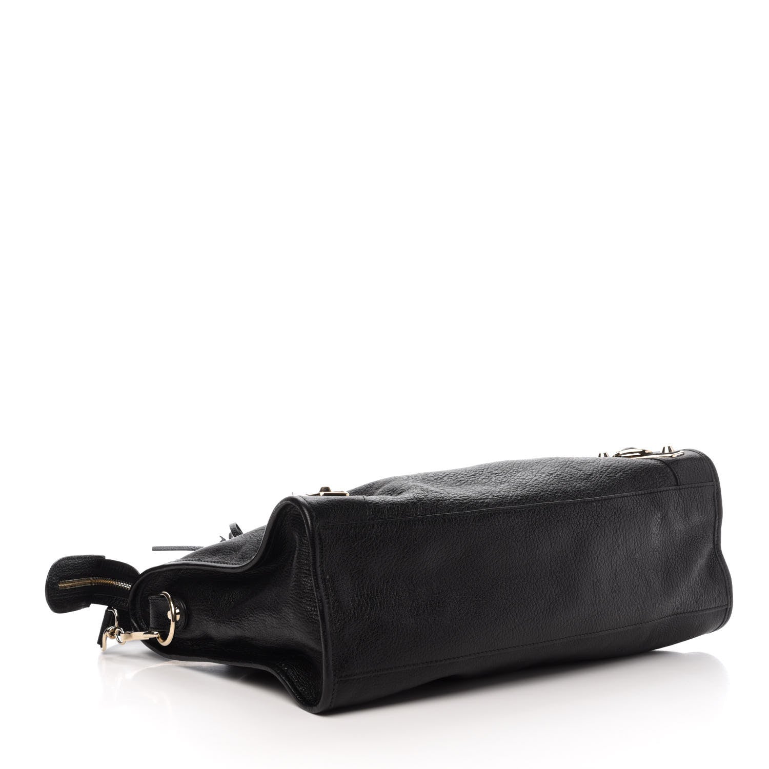 Balenciaga Chevre Gold Metallic Edge Hardware City Black 5 of 13