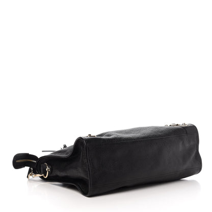 Balenciaga Chevre Gold Metallic Edge Hardware City Black 5 of 13