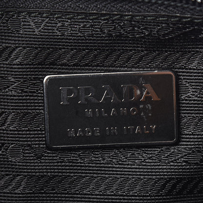 Prada Calfskin Top Lock Bag Nero Black 7 of 14