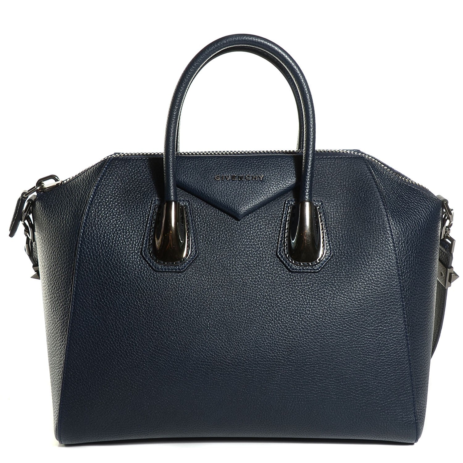 Givenchy Grained Calfskin Medium Animation Antigona Deep Blue 1 of 10